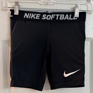 Nike Black Softball Sliding Shorts